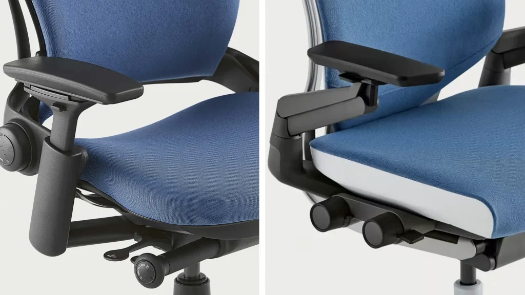 Steelcase Leap and Gesture Seat Comparison